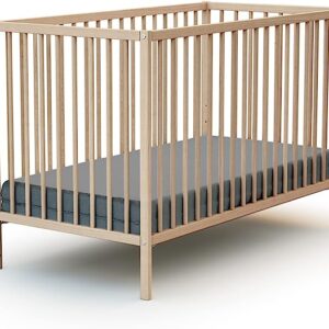 Ikea Baby Wooden Crib + Mattress